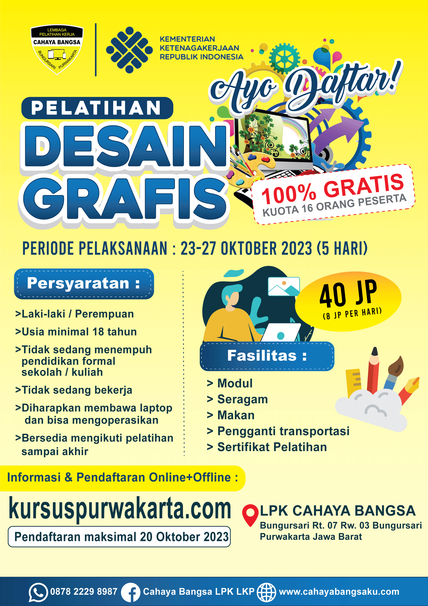 Read more about the article PELATIHAN DESAIN GRAFIS-GRATIS